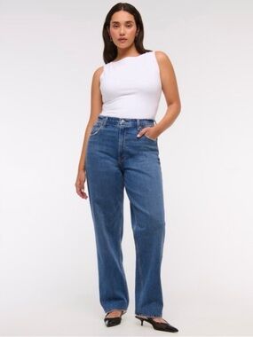 Abercrombie & Fitch 90s Straight Leg Ultra High Rise Jeans